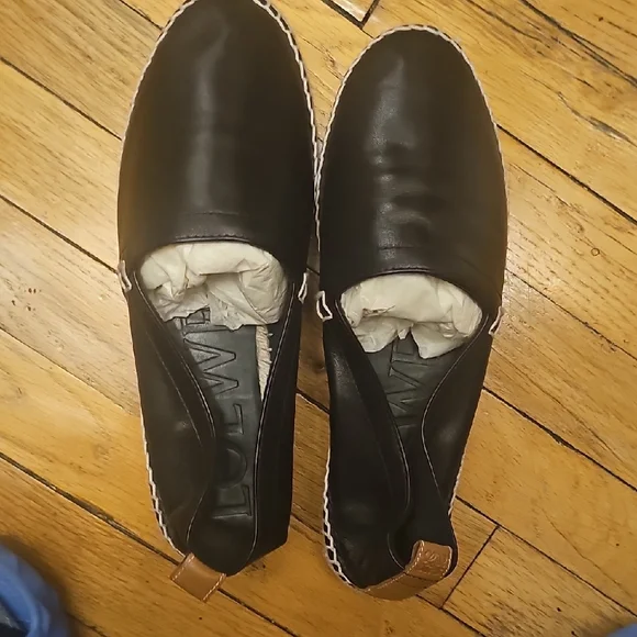 Loewe Black Slip-On Leather Loafers Slip on loafer in calfskin Black - LOEWE main image 3